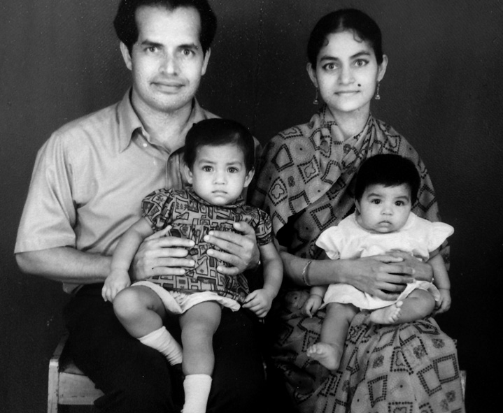 family in Tooting in the 1960s